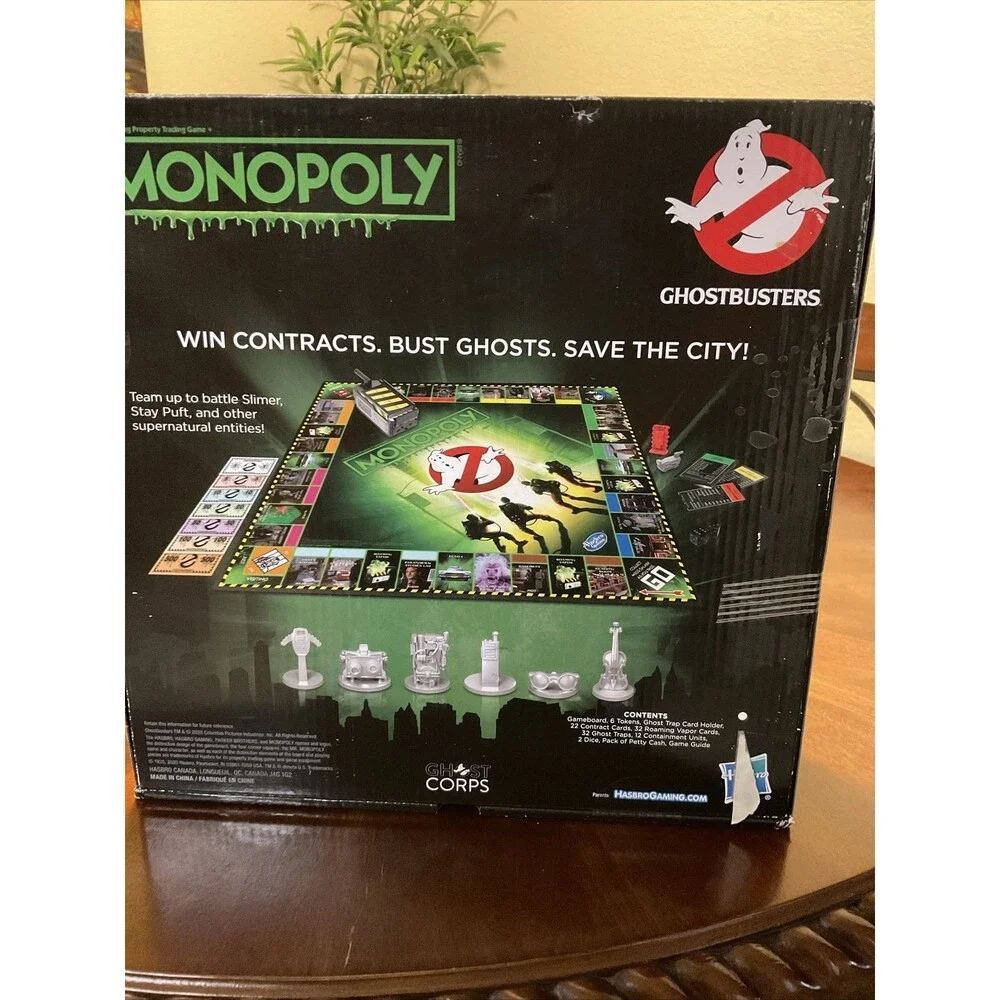 Monopoly Game: Ghostbusters Edition with Theme Song Fast-Dealing Property Game